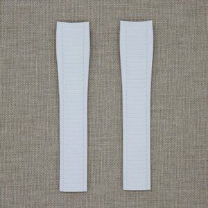 Tempomat FKM Vulcanized White Rubber Strap for Patek Aquanaut 5167 Patek 5164